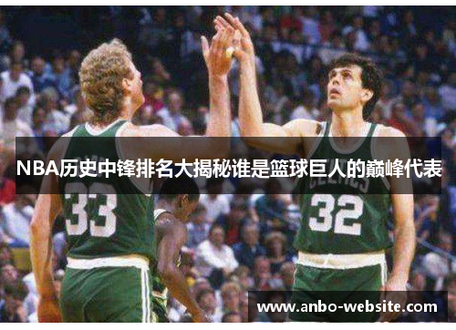 NBA历史中锋排名大揭秘谁是篮球巨人的巅峰代表